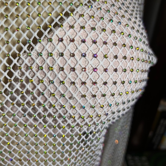 Windsor Rhinestone fishnet Top - Picture 4 of 7